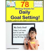 Writing for Daily Goal Setting {Kindergarten/First/Second/Special Education}